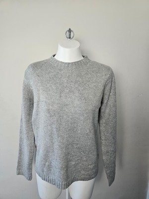 Sea Salt Cornwall schöner lässiger Fischer Merinomischung Strickpullover UK 14