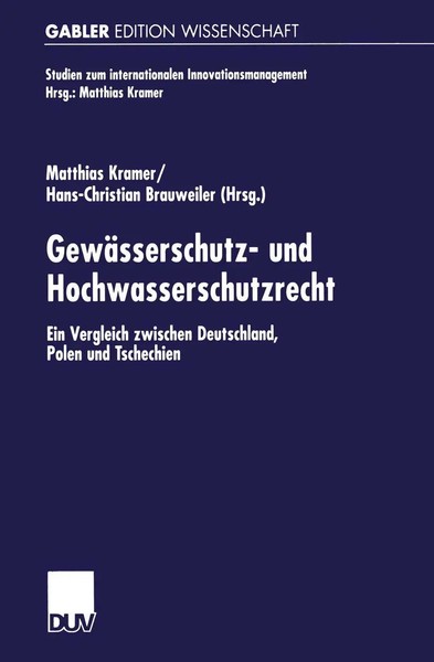 GewäSserschutz- Und Hochwasserschutzrecht Matthias Kramer (U. A.) Taschenbuch-image