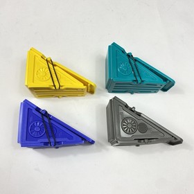 LEGO:  XALAX Racers Lot Of 4 With Launchers (Missing 1 Figure) Vintage