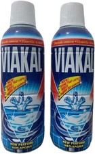 Viakal Limescale Remover – 2 x 500ml Bottles | Powerful Bathroom Cleaner