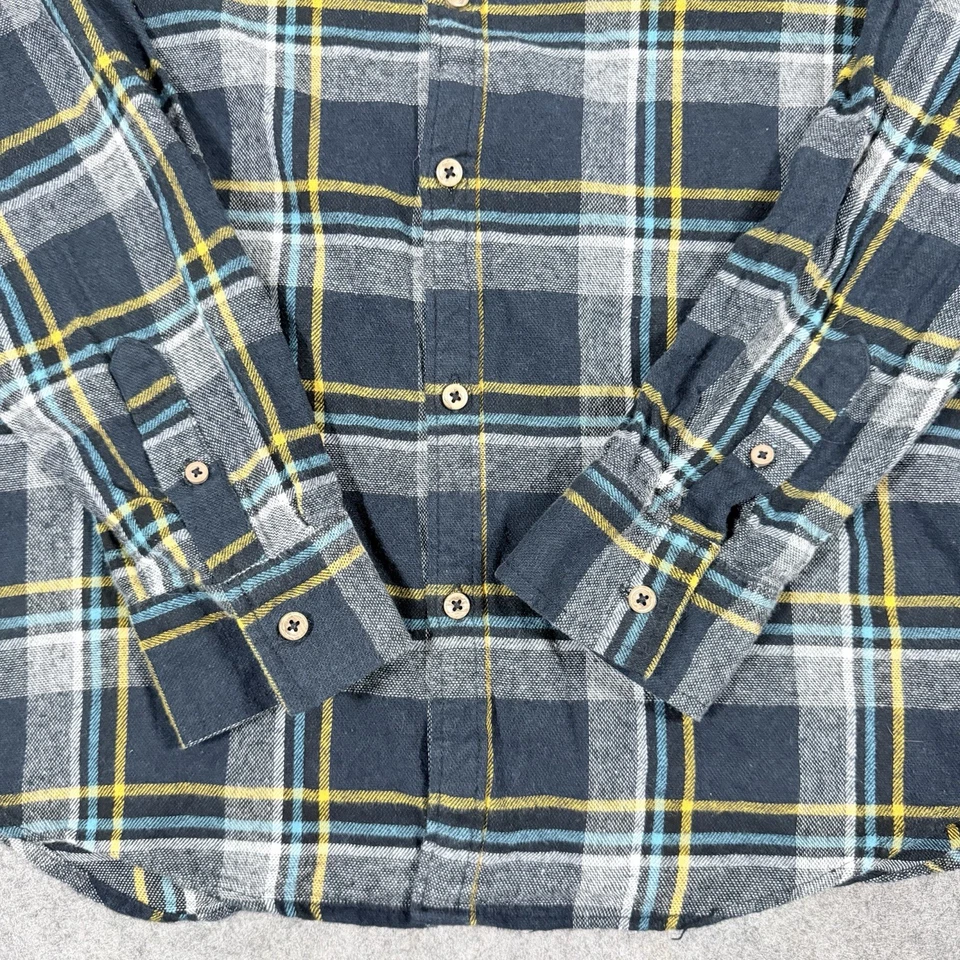 Cloudveil Casual Long Sleeve Flannel Shirt Fits Men's Size XL Multicolors Plaids - Image 3 of 4
