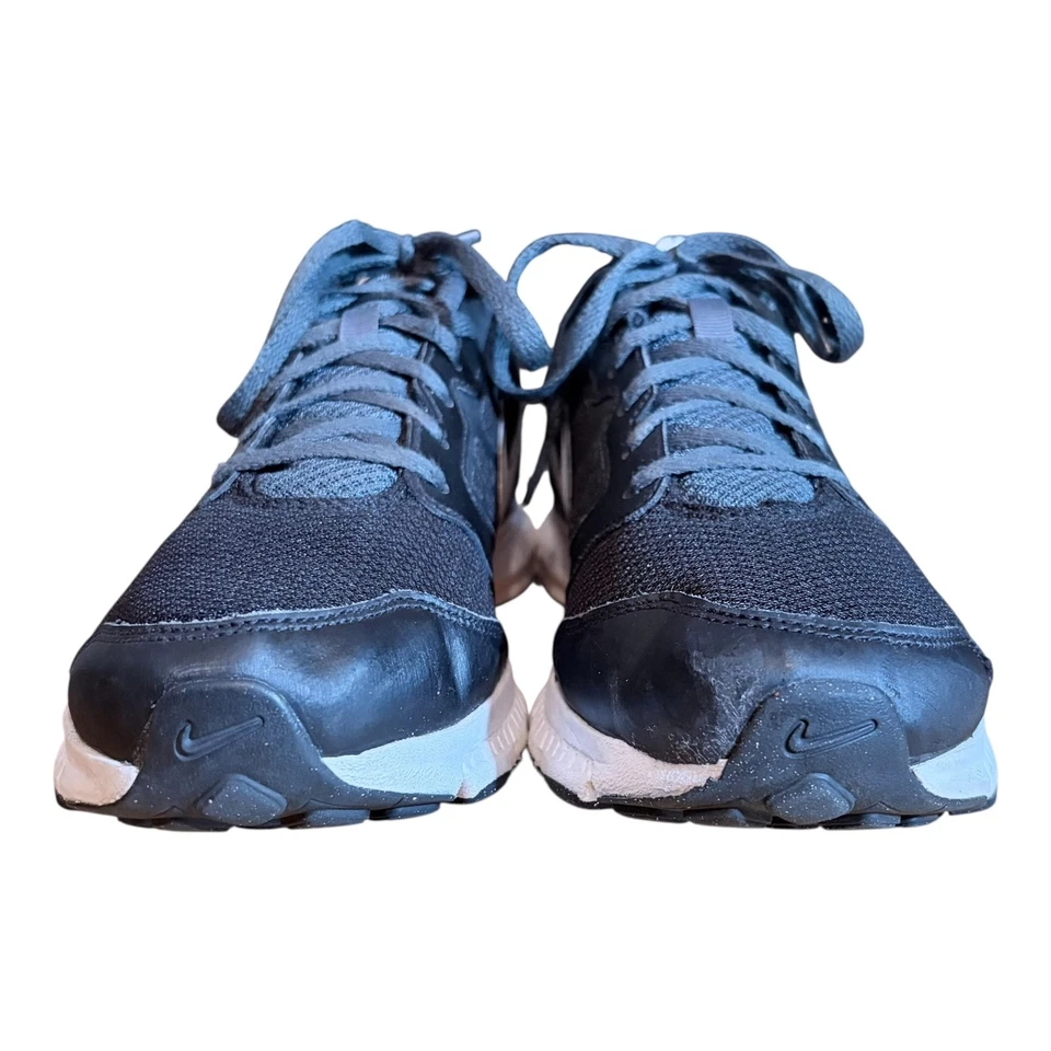 NIKE DOWNSHIFTER 6 TRAINERS MENS SHOES 684652-033 BLACK UK 9 - Image 2 of 4