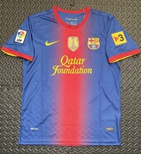 Iniesta Barcelona Home Retro Jersey Size M #8 Vintage Shirt Soccer Football