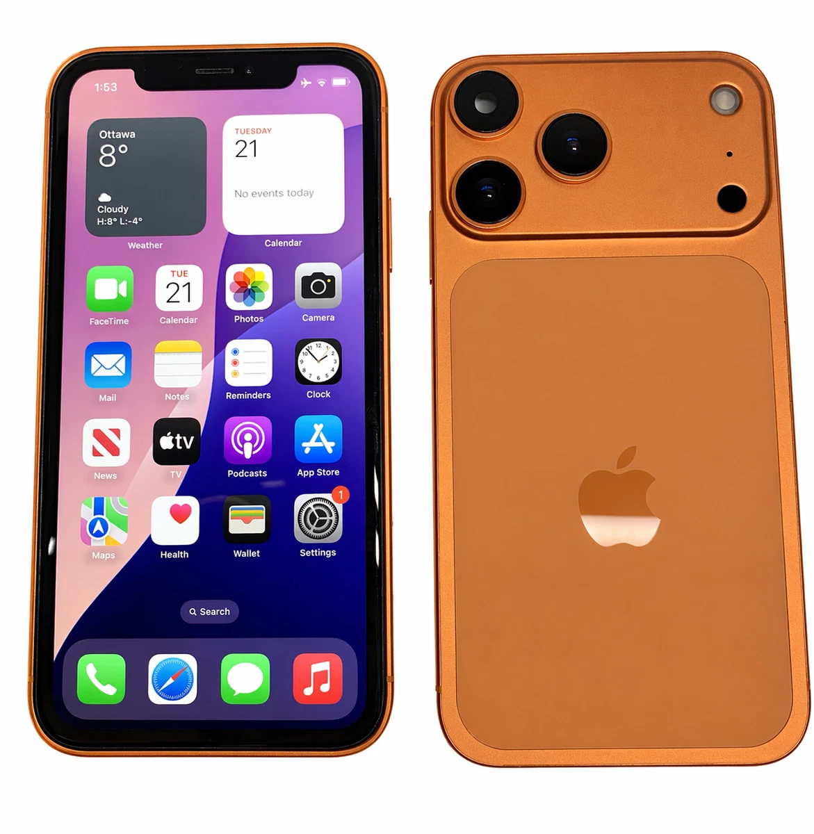 Las mejores ofertas en Apple iPhone XR Naranja celulares y