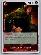 Monkey.D.Dragon OP13-017 Rare Carrying On His Will One Piece Foil Near Mint