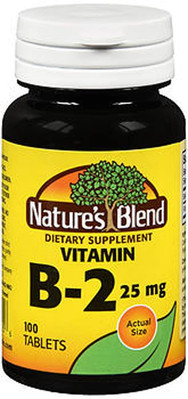 Vitamin B2 Riboflavin 100 Count Essential B Vitamin for Cell Respiration