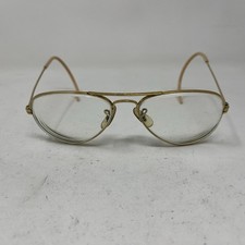 B L RAY BAN AVIATOR GOLD 52mm CABLE TEMPLE SUNGLASSES E236