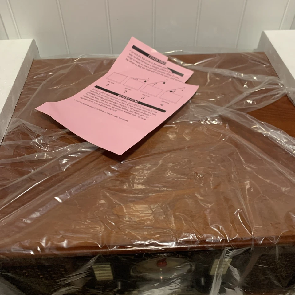 Innovative Technology ITVS-760B Phono/CD+ CD Recorder/Tape/AM/FM Wood New - Image 4 of 4