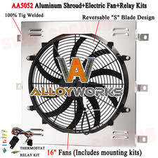 Aluminum Shroud16fan For 19471954 Chevy 310036003800 Truck Pickup Aluminum Shroud16fan For 19471954 Chevy 310036003800 Truck Pickup