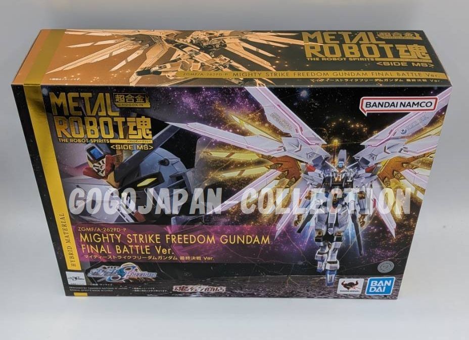 GUNDAM SEED METAL ROBOT SPIRITS MIGHTY STRIKE FREEDOM GUNDAM FINAL