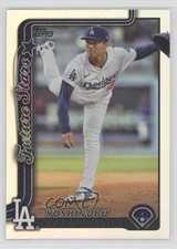 2025 Topps Series 1 Future Stars Rainbow Foilboard Yoshinobu Yamamoto #231 0j8d