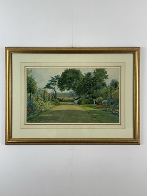 Gemälde des Sommergartens von Henry John Sylvester Stannard, Garten in Blüte