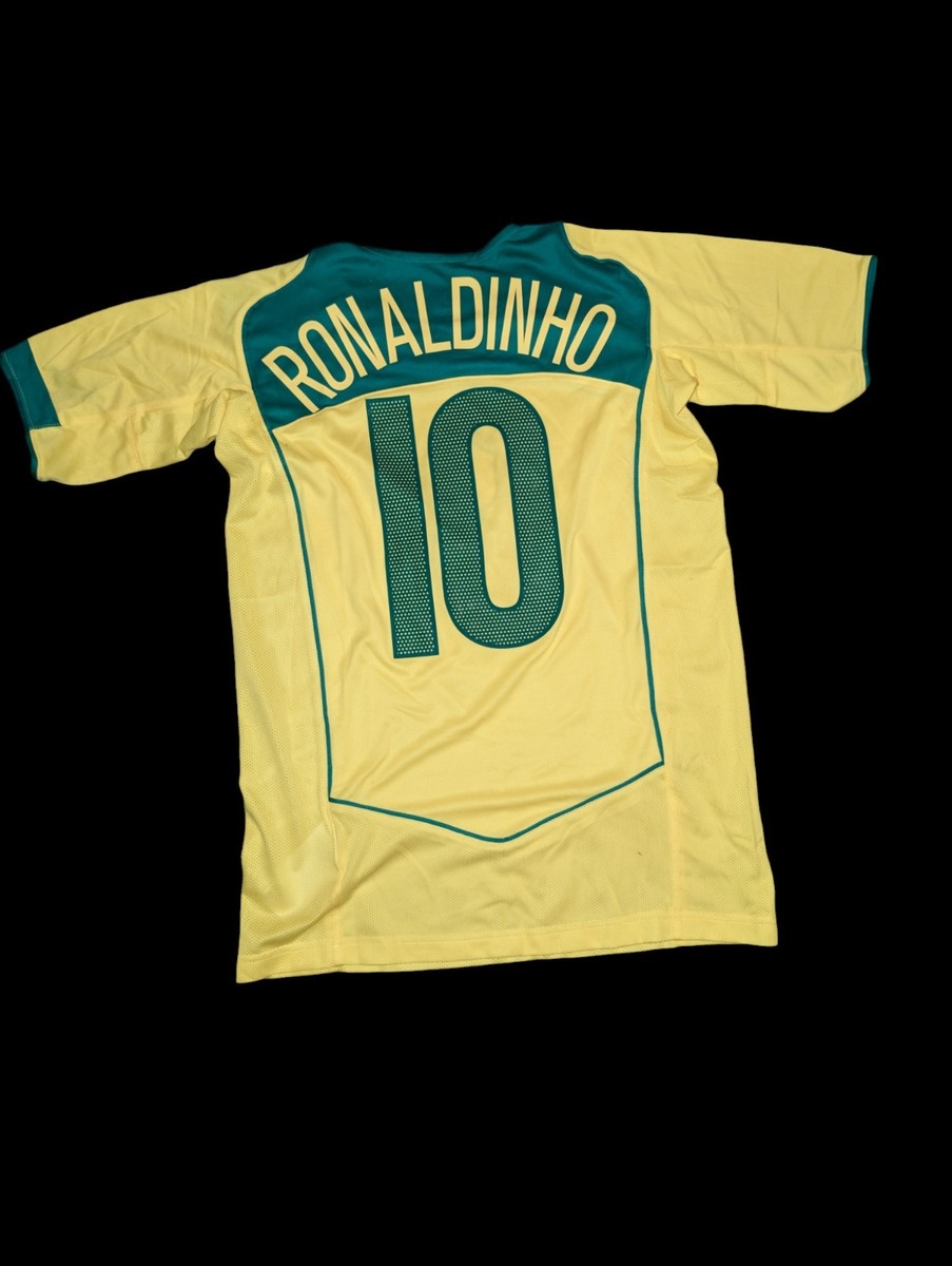 Ronaldinho Brazil 2004–06 Home Jersey | eBay