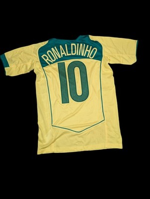Ronaldinho Brazil 2004–06 Home Jersey | eBay