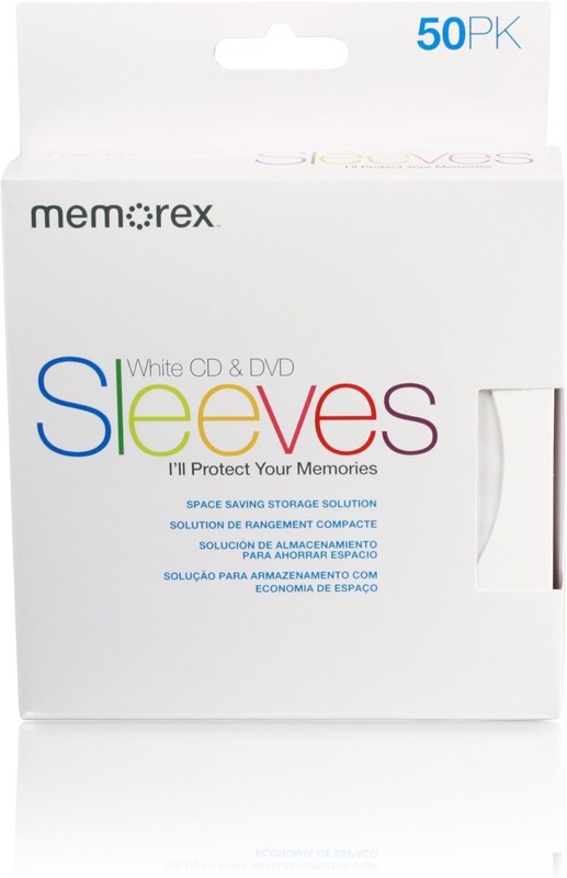 1000 Memorex Paper CD Sleeves with Window & Flap