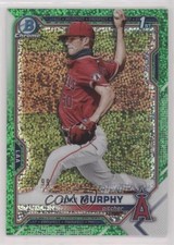 2021 Bowman Draft Chrome Green Sparkle Refractor 58/99 Luke Murphy #BDC-167 0s9t