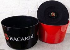 BACARDÍ Ice Bucket Eiskühler 3-tlg Schwarz/...