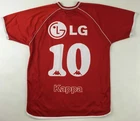 America de Cali 2001 2002 #10 Kappa shirt camiseta jersey red home Colombia XL