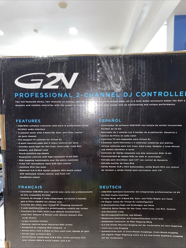 Gemini DJ G2V 2-Channel Virtual DJ Controller - Image 3 of 4