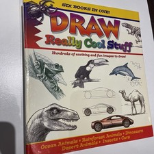 Draw Really Cook Stuff Six Books In One Hardback Book Hundreds of Things To Draw