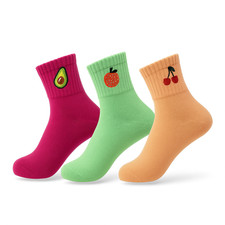 AWS/American Made Cute Ankle Socks for Women 3 Pairs Kawaii Socks Funny Novelty