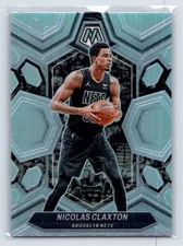 2023-24 Panini Mosaic #179 Nicolas Claxton Silver Brooklyn Nets