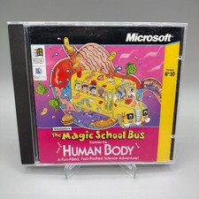Magic School Bus Explores the Human Body PC CD-ROM Microsoft Ages 6-10 Win Mac