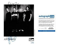 Anthrax Signed Autographed 8x10 Photo ACOA