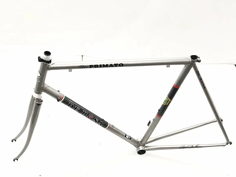 Cuadro de bicicleta de carretera De Rosa Neo Primato Steel 2019 plateado talla 56 de Japón Foto 4 de 4