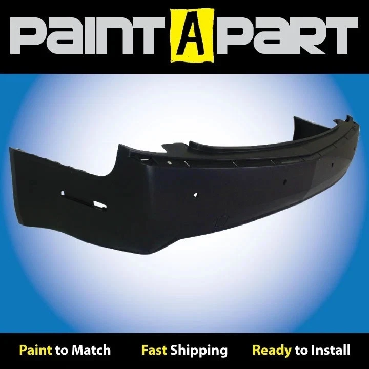 FOR 2008-2014 Cadillac CTS W/ Snsr Holes Rear Bumper PREMIUM Painted to Match Foto 2 de 3