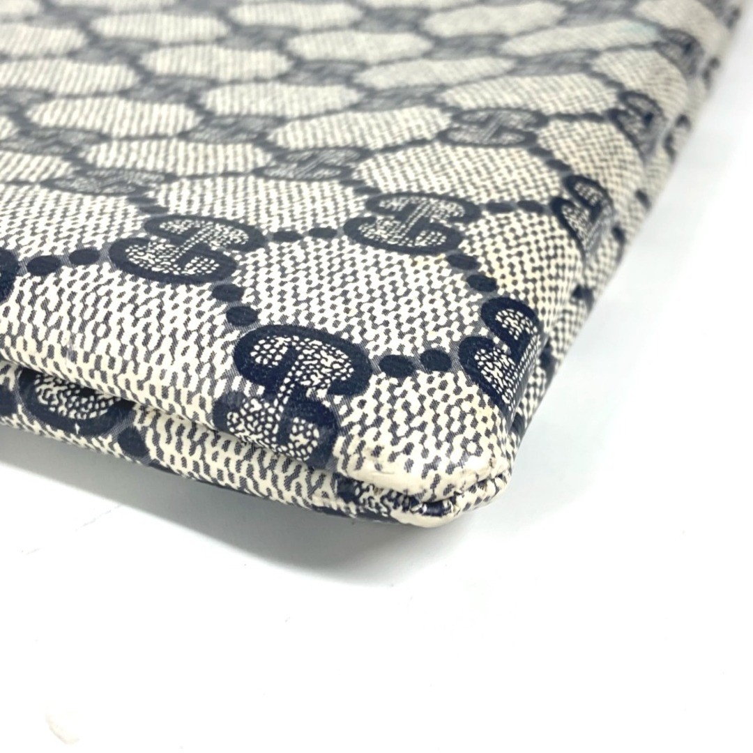 GUCCI GG Plus Old Navy Leather Clutch Bag Women's Handbag Used thumbnail 5