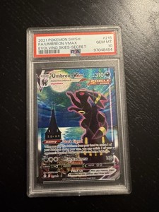 Pokemon Umbreon VMAX Alt Art 215 Evolving Skies PSA 10