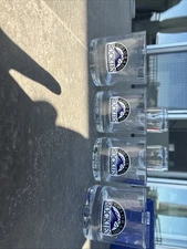 Colorado Rockies Jack Daniels Old No 7 Whiskey Glass Rocks Set Of 4