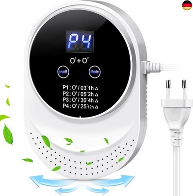 ICARE Luftreiniger Ozongenerator Geruchskiller, Air Purifier, Ionizer