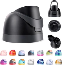 Replacement Lid for Owala Freesip, Compatible with Cup 16oz 24oz Black 