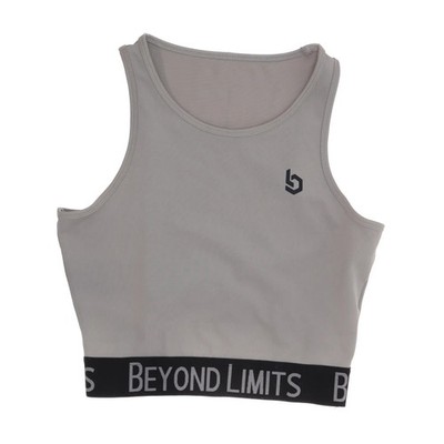 Beyond Limits, Sport-BH, Größe: S, Beige/Schwarz, Elasthan/Polyester, Damen #JlK