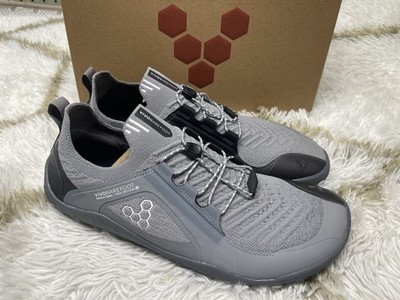  NIB*Vivobarefoot Primus Trail Knit FG Shoes Men's Size 12 Hiking Trail - Grey