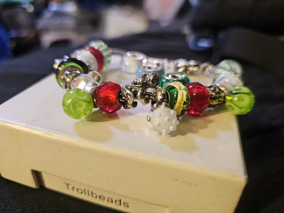 Pulsera de Navidad TrollBeads para mujer - plata de ley Foto 4 de 4