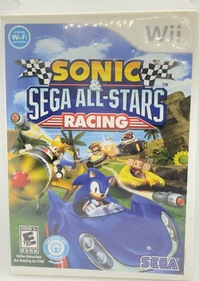 SEGA Sonic & Sega All-Stars Racing Nintendo Wii 2010 Multiplayer Tested Working