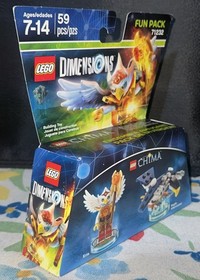Lego Dimensions 71232 Legends Of Chima Eris & Eagle Interceptor Brand New 59 PCS