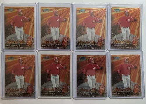 Topps Bowman Chrome Meteoric Rise Card Lot 8 Ken Griffey Jr. MLB Reds