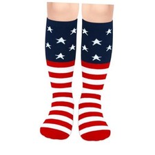 Kids Soccer Socks Toddler Baseball Socks Youth Softball 9-12 Years Usa Flag