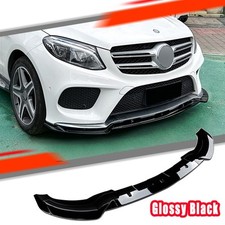 Frontsto&szlig;stange Splitter Schwarz Glanz F&uuml;r Benz W166 GLE Coupe C292 AMG 2015-18
