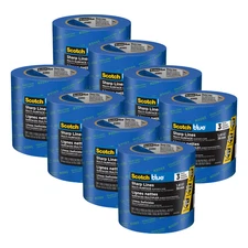 ScotchBlue Sharp Lines Painter's Tape : 1.41 in. x 60 yds. (Blue) [24 Rolls]