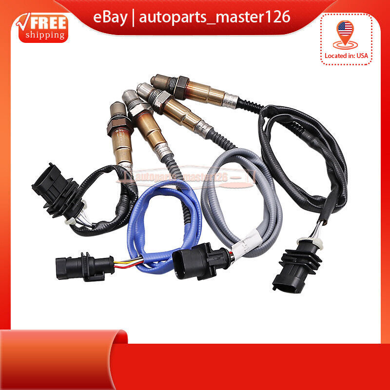 4Pcs Oxygen O2 Sensor For Maserati Ghibli 14-20 Quattroporte 14-20 Levante 17-20