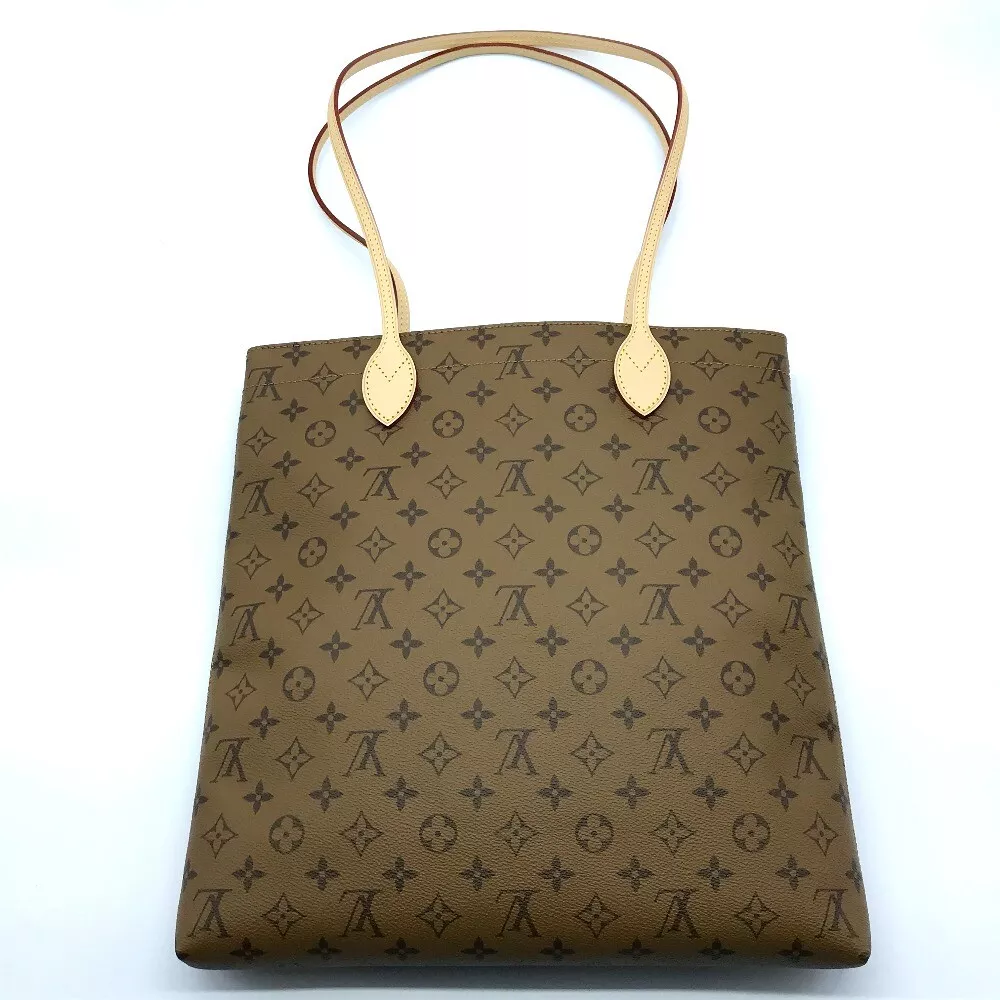 UNUSED LOUIS VUITTON Monogram Reverse Video Print Carry it Tote