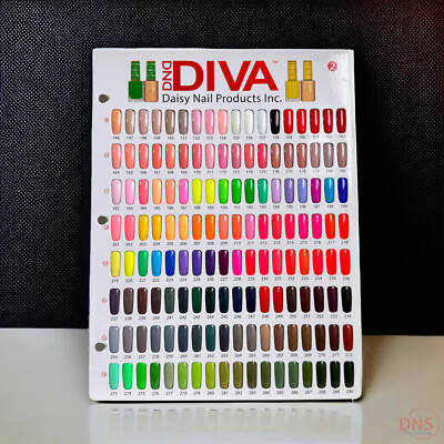 DND Diva Duo Gel Set 36 Colors + Color chart Free