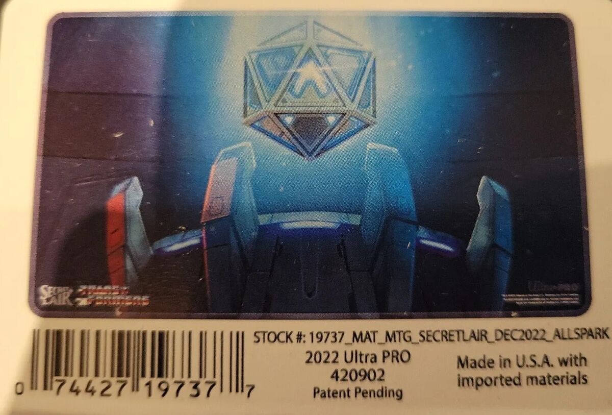 Doubling Cube The Allspark PLAYMAT MTG Secret Lair Doubling Cube The Allspark PLAYMAT MTG Secret Lair