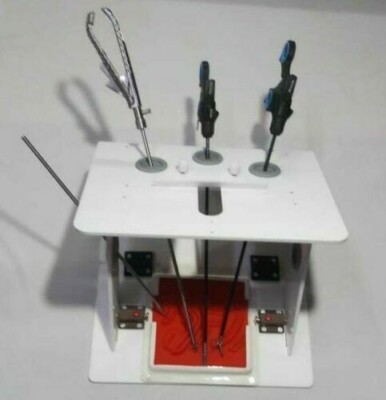 Laparoscopic Simulator Trainer Training Box  Surgical Grasper Instrument Set 8Pc