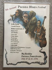 Pocono Blues Festival 1996 Framed Poster